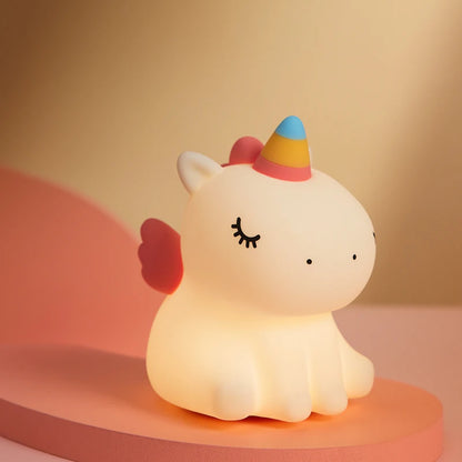 Veilleuse bébé licorne